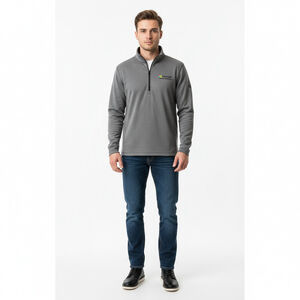 The North Face Men’s Gray Microsoft 1/4 Zip Pullover Size L